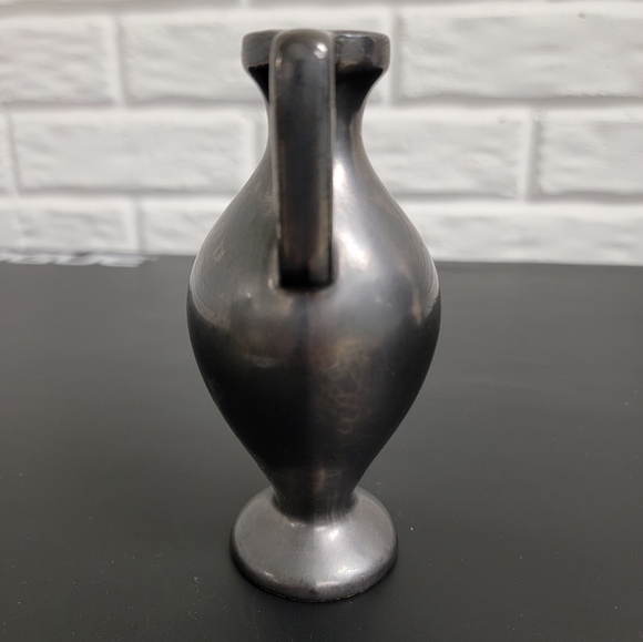 Vintage Holy Land Urn Porcelain Two Handled Vase Made in Israel - Picture 6 of 9